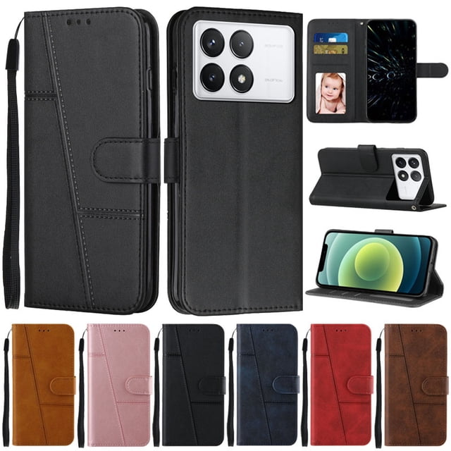 For Xiaomi Poco X6 Pro Case Flip Wallet Book Cover for Coque Xiomi POCO X6 Pro Phone Case PocoX6 X 6 Pro Leather Protective Etui for Poco X6 Pro CHINA