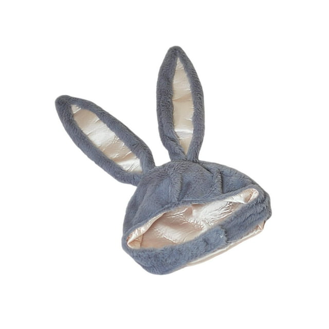 Matsuzay Gorro con capucha de orejas de conejo de algodón para selfies festivos 65x02 pulgadas Kits de decoración para fiestas Púrpura claro 21.65x11.02 pulgadas
