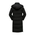 thumbnail image 6 of Long Coat Men Sevevn Men's Puffer Jacket Long Winter Parka Coats Windproof Thicken Hooded Quilted Padded Jackets Warm Outerwear, 6 of 7