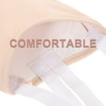 thumbnail image 3 of Zapato de baile elástico de media suela para mujer, ejercicio suave, zapatos de gimnasia rítmica, zapatillas, antideslizantes, zapatos de danza del vientre para adultos (color de piel, L), 3 of 4