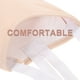 thumbnail image 3 of Zapato de baile elástico de media suela para mujer, ejercicio suave, zapatos de gimnasia rítmica, zapatillas, antideslizantes, zapatos de danza del vientre para adultos (color de piel, L), 3 of 4