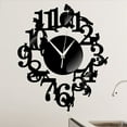 thumbnail image 4 of wall clock hook antique indoor Scandinavian cute cat (black), 4 of 7