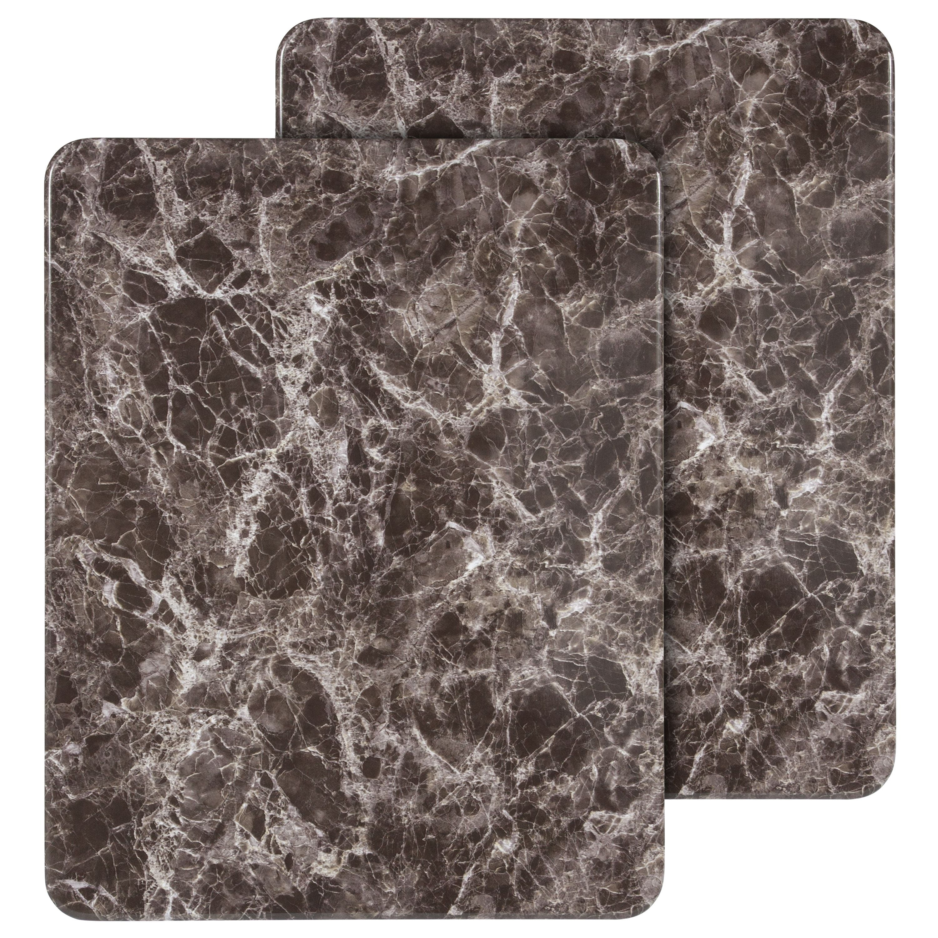 Flash Furniture 2 Pk. 24" x 30" Rectangular Gray Marble Laminate Table