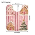 thumbnail image 5 of Yayeee Bath Rugs for Bathroom Floor Set of 2 Non Slip Fluffy Soft Absorbent Mat, Gingerbread Houses, 5 of 7