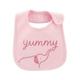 thumbnail image 3 of Carter's Child of Mine Baby Girl Cotton Bib, 3-Pack, 3 of 4
