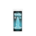 thumbnail image 2 of Firefly Pleasure Glow in the Dark TPE Crystal Anal Plug, Mini, Blue, 2 of 3