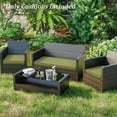 thumbnail image 6 of Kimunuk Indoor Outdoor All Weather 3-Piece Patio Loveseat and Chair Seat Cushion Set, Light Green, 6 of 6