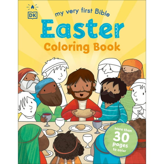 First Bible Stories My Very First Bible Easter Coloring Book: More Than 30 Pages to Color, (Paperback)