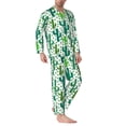 thumbnail image 2 of Kdxio Cactus 1 Men’s Pajama Set Pajamas For Men 2 Piece PJ Set with Men Pajama Pants and Long Sleeve T-Shirt Lounge Set-XX-Large, 2 of 7