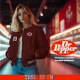 thumbnail image 5 of Dr Pepper Junior’s Bomber Jacket with Ribbed Trim and Front Pockets (Sizes S–XL), 5 of 8