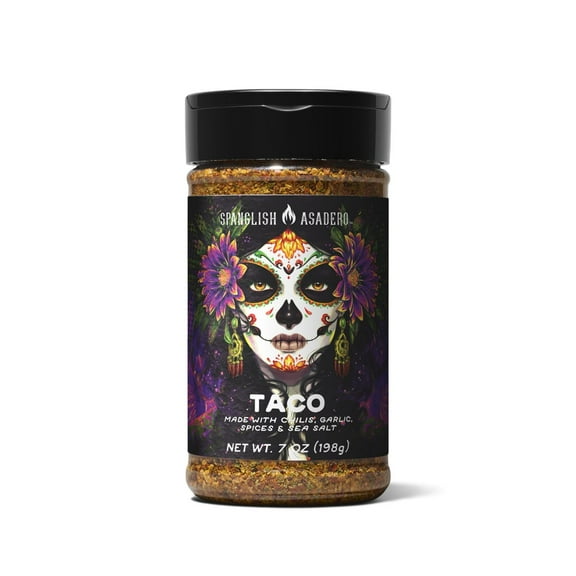 Spanglish Taco Seasoning, 7 oz (Pack of 2) – Bold Mexican Spice Blend for Tacos, Meats & Grilling, Authentic Flavor, No MSG