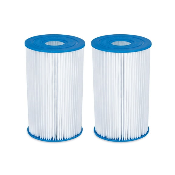 Summer Waves P57000302 Replacement Type B Pool and Spa Filter Cartridge, 2 Pack