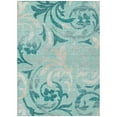 thumbnail image 2 of Addison Rugs Chantille Indoor/Outdoor Transitional Swirls Teal Washable Rectangle Rug, 9' x 12', 2 of 6