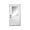 White + Fiberglass + Fiberglass-1, variant on Dnrnaw 36 x 80 Fiberglass Entry Door with Frame, 9 Lite Low-E Glass, White Oak Grain Front Door, Left Hand Inswing