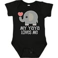 thumbnail image 3 of Inktastic My Yaya Loves Me Grandchild Boys or Girls Baby Bodysuit, 3 of 5