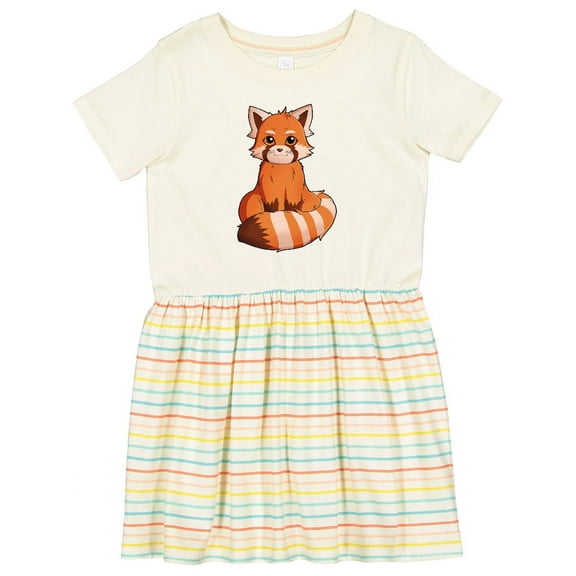 Inktastic Red Panda T-shirt Girls Toddler Dress