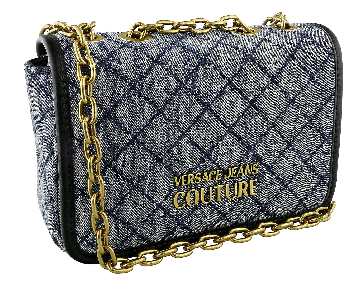 versace jeans quilted bag