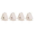 thumbnail image 6 of LHCER 4Pcs Mini Hanging Wooden Bird House Nests Cage Ornament Crafts For Garden Courtyard Decor,Wooden Bird House,Outdoor Bird House, 6 of 8