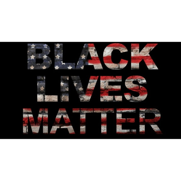 Black Lives Matter Stars & Stripes 2'X3' Flag Rough Tex® 100D