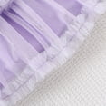 thumbnail image 7 of Toddler Baby Girls Print Layered Sleeveless Dress Kids Fashion Summer Casual Party Wear Tutu Swing OutfitPurple2-3 Years, 7 of 7