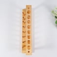 thumbnail image 4 of KAKOWELY Wooden Test Tube Rack for Laboratory School and Home Use Lightweight Durable Plastic Light Yellow,11.81"X2.36"X3.54", 4 of 5