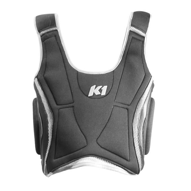 K1 RaceGear 16-CFV-N-L Carbon Fiber Racing Rib Vest; Large Black 