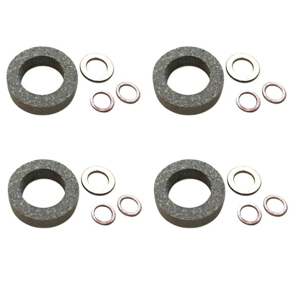 RAParts C5NE9F596A Injector Seal Kit SET OF 4 Fits Ford 5000 535 5600 6600 6710 7610
