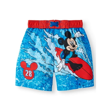 Mickey Mouse Board Short Swim Trunks (Toddler