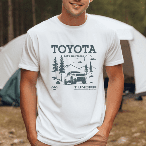 Toyota Mens Big and Tall Tundra Lets Go Places Tee