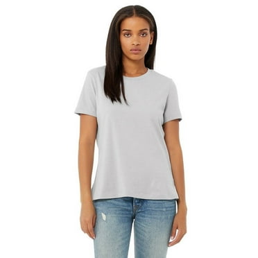 Ladies' Relaxed Jersey Short-Sleeve T-Shirt - SOLID ATHLTC GRY - S