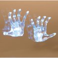 thumbnail image 2 of Gerson Halloween LED Skeleton Hands on Suction Cups They Light up and Flash Lots of Fun, 2 of 2