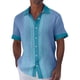 thumbnail image 1 of Hawaiian Shirt For Men, Men's Vintage Button Down Bowling Shirts Short Sleeve Summer Beach Shirt 4XL, 1 of 5
