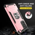 thumbnail image 5 of FIEWESEY for Samsung Galaxy A53 5G Phone Case Military Grade Drop Rugged Cover Anti-Scratch Protective 360° Rotate Kickstand Sturdy Shockproof Phone Cover for Samsung Galaxy A53 5G (Rose Gold), 5 of 7