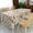 Blanc 12, variante sur Nappe Jetable Fête Sans Lavage Nappe Jetable Nappe en Plastique Coussinet de Nappe Nappe pour Fête Pique-Nique et Événement 54x108 Pouces