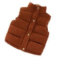 thumbnail image 1 of Chaleco acolchado cálido con capucha para niñas y niños, ropa de abrigo con forro suave y aislamiento, 1 of 5