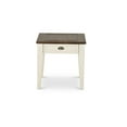 thumbnail image 6 of Cayla 1 Drawer End Table in Dark Oak and White, 6 of 6