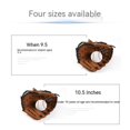 thumbnail image 4 of brown 10.5 inch Softball Glove Baseball Gloves Ball Catching for Adult &Youth, 4 of 5
