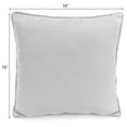 thumbnail image 4 of Jordan Manufacturing 16" x 16" Malala Raven Black Floral Square Outdoor Throw Pillow with Welt (2 Pack), 4 of 9