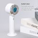 thumbnail image 5 of Inteprter Ventilador portátil 2000mAh Reemplazo de escritorio de mano Color sólido Ventiladores de refrigeración con ajustable para Electrodomésticos Blanco, 5 of 6