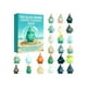 thumbnail image 2 of Calendario De Adviento Calendario de Adviento navideño con 24 adornos de gnomos acrílicos 2D para decorar el árbol de Navidad, verde (1 unidad) Rkxzt, 2 of 5