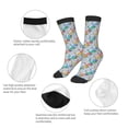 thumbnail image 3 of Fuzoiu cartoon Elephant Print Kids Socks For Boys Girls,Grip Crew Socks with Non Slip,Lightweight Stretch Crew Socks,Toddlers Crew Boot Socks, 3 of 5
