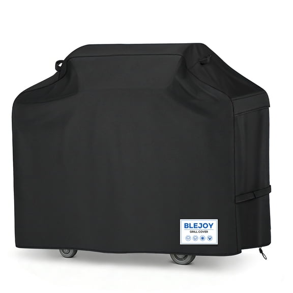 BLEJOY Gas Grill Cover 58 Inch, Heavy Duty Waterproof BBQ Cover for Outdoor Grill, Fits up to 56" Width, Anti-UV, Rip & Fade Resistant