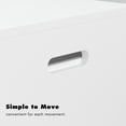 thumbnail image 3 of Noble House Kids Toy Storage Organizer with Rolling Drawer, Modern Wooden Toy Chest with Wheels for Playroom, White, 3 of 11