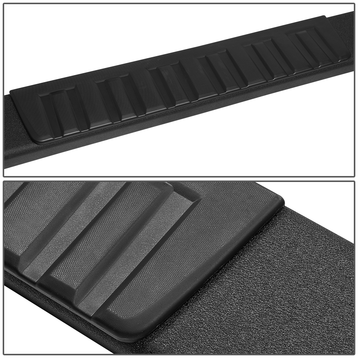 DNA Motoring For 07-19 Silverado Sierra Crew Cab Black 6" Running Board Side Step Nerf Bar