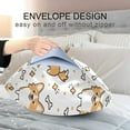 thumbnail image 5 of GZHJMY Cute Welsh Corgi Satin Pillowcase for Hair and Skin Silk Pillowcase, Queen Size(20x30 inches) - Slip Cooling Satin Pillow Covers with Envelope Closure, 5 of 7