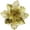 Gold, variant on 12-Pack 6.3'' Glitter Poinsettia Flowers Artificial Christmas Flowers Christmas Tree Flowers Wreath Tree Ornaments with 12 Pcs Green Flower Stems