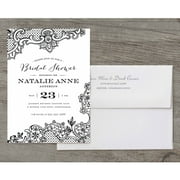 Loving Lace Deluxe Bridal Shower Invitation