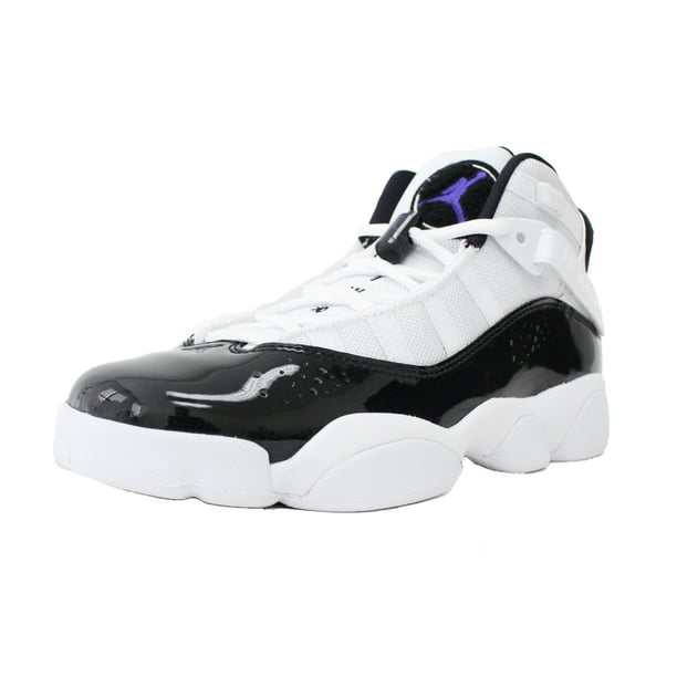 Jordan - NIKE AIR JORDAN 6 RINGS GS SZ 6 Y CONCORD WHITE PATENT LEATHER