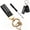 A-Gold, variant on US Flag Car Keychain, 360° Rotation American Flag Key Chain with Zinc Alloy Rings & Anti Lost D-Ring, Car Accessories