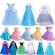 thumbnail image 2 of Vestido de princesa para niñas, disfraz de Frozen, Elsa, Anna, Cenicienta, Blancanieves, Aurora, Bella, Rapunzel, Cenicienta, fiesta de Halloween, 2 of 5